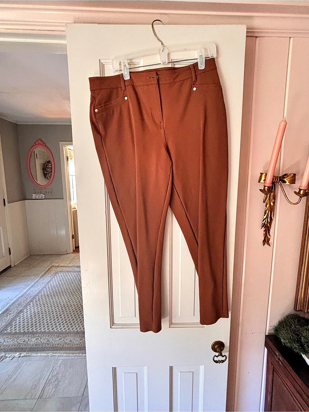 Chico's So Slimming Pull-On Pants Brown Size 2